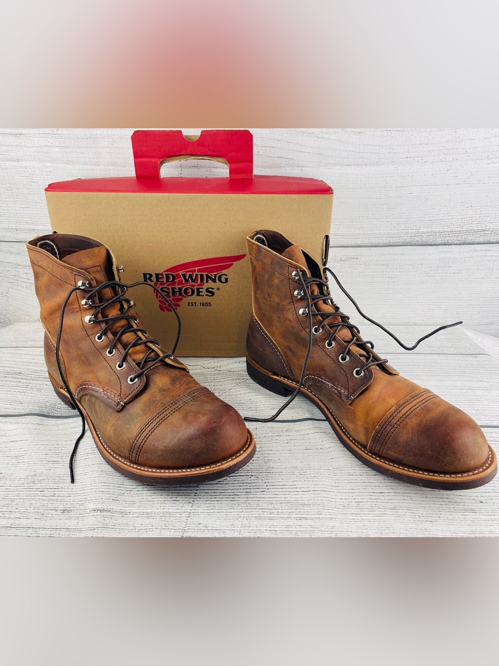 Red Wing Iron Ranger 8085 Copper Rough and Tough Men's Size 11 D
